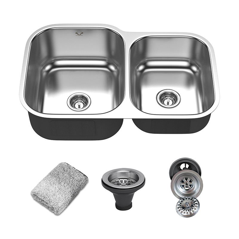 stainless farmhouse kitchen sink