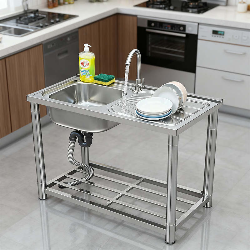 outdoor kitchen stainless steel sink