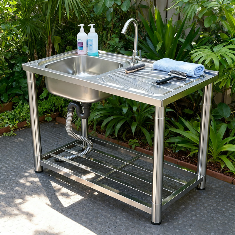 stainless steel garden sink