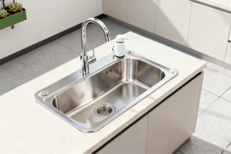 stainless steel kitchen sink