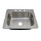 SS304 Stainless Steel Single Bowl Top Mount Kitchen Sink