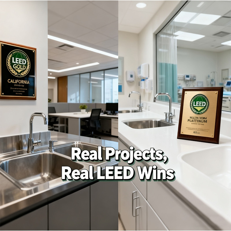 How Commercial Stainless Steel Sinks Contribute to LEED Certification