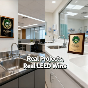 How Commercial Stainless Steel Sinks Contribute to LEED Certification