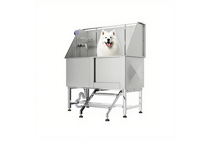 stainless steel dog grooming tub