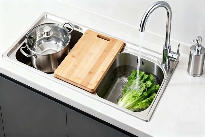 stainless steel kitchen sink