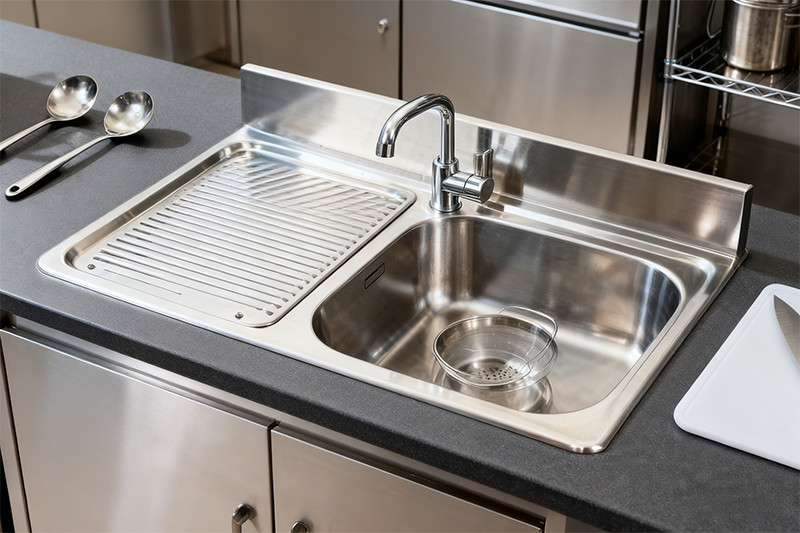 stainless steel kitchen sink