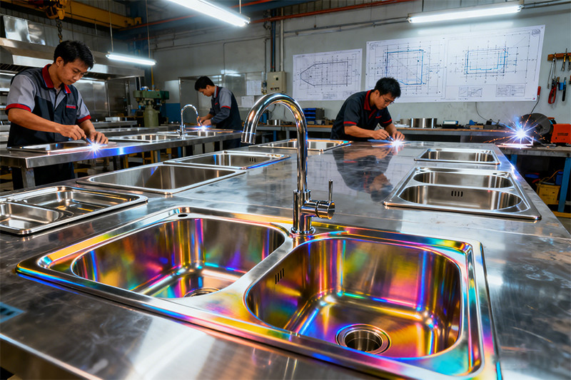 Eco-friendly custom stainless steel sink