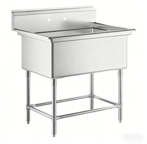 Stainless Steel One Compartment Commercial Sink