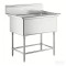 Stainless Steel One Compartment Commercial Sink