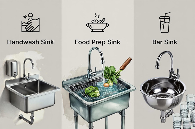 food prep sink