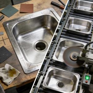 Handcrafted vs. Mass-Produced: The Technology of Stainless Steel Sinks