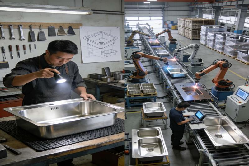 stainless steel sink