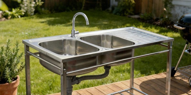 stainless steel outdoor sink