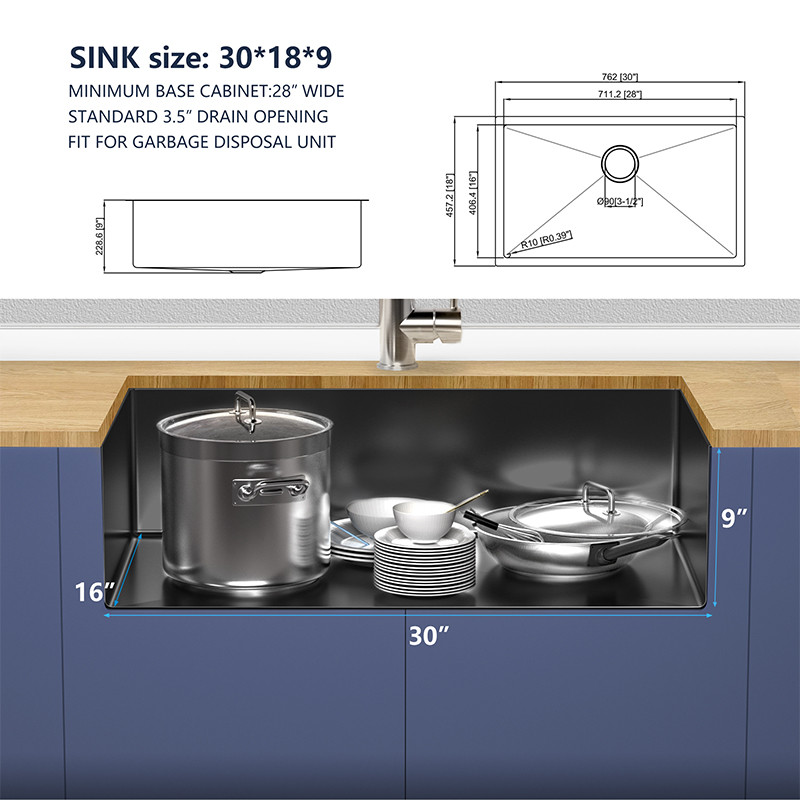 undermount workstation kitchen sink