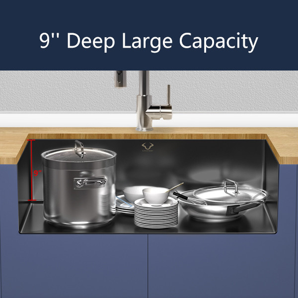 9-Inch extreme depth