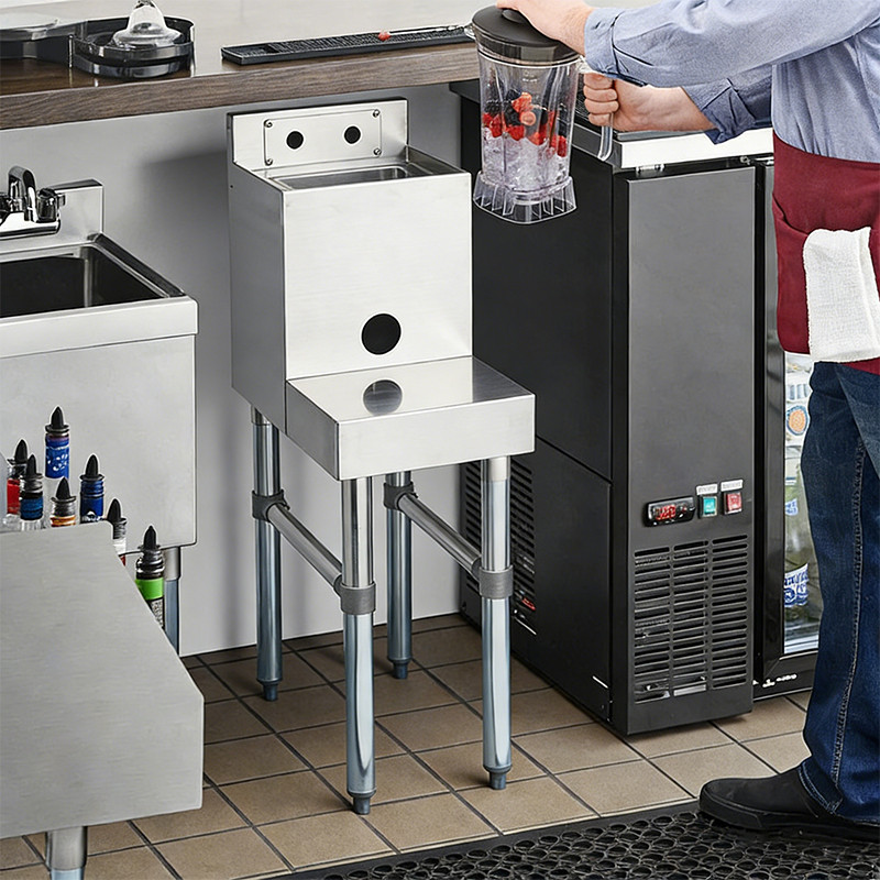 stainless steel dump sink