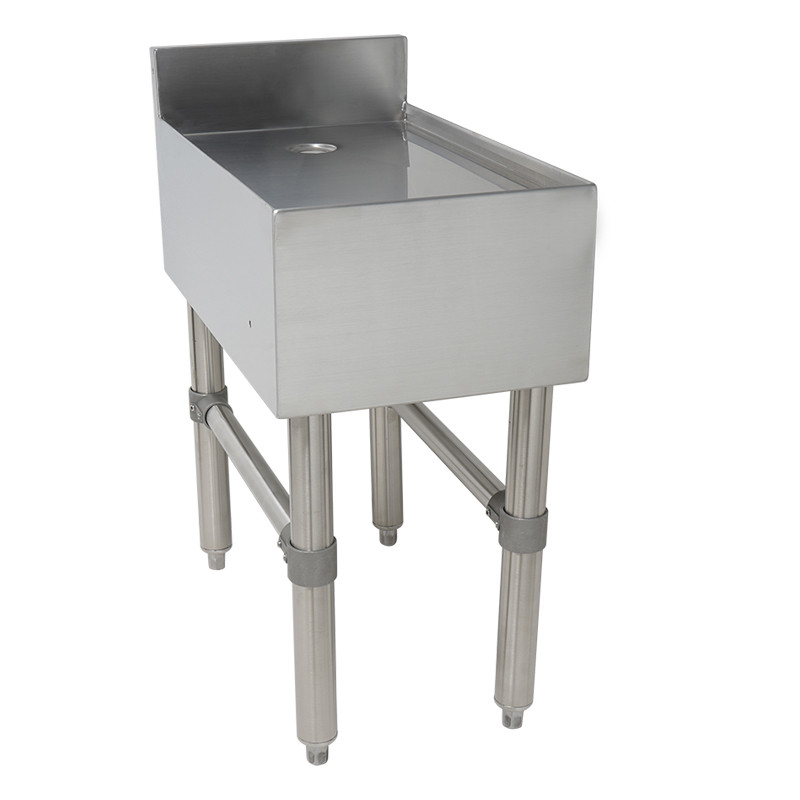 stainless steel underbar drainboard