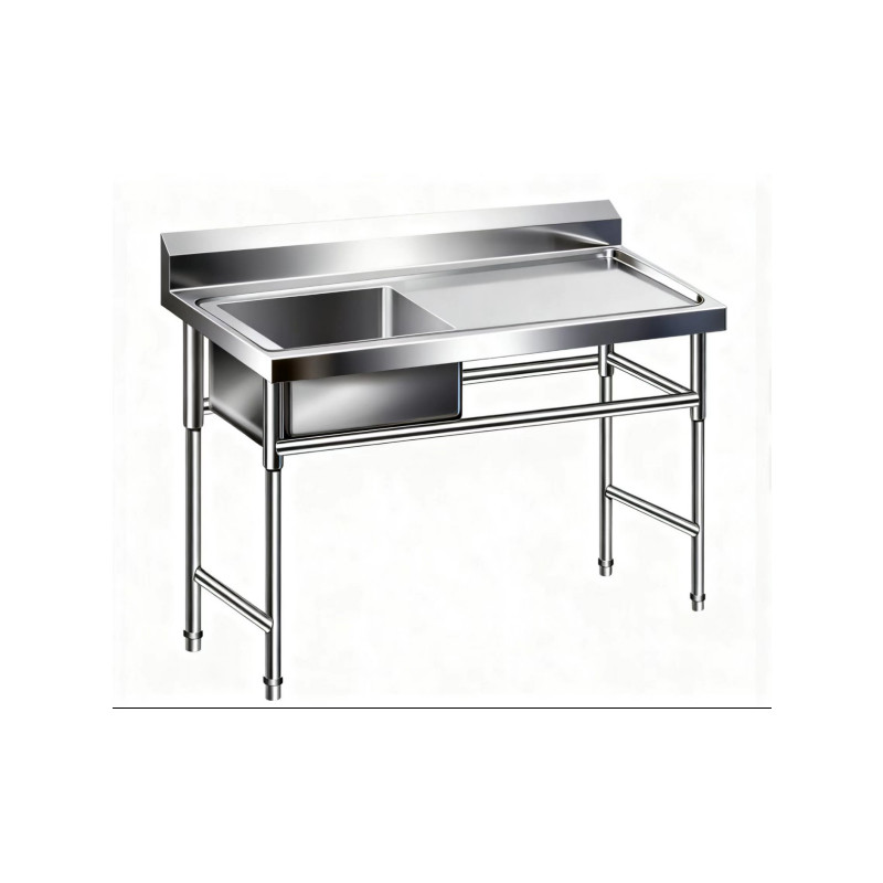stainless steel laundry sink with legs