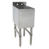 UBDS-X-2112 Underbar Dump Sink / Stainless Steel Legs, 12