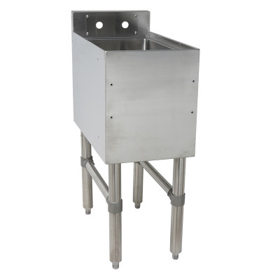 UBDS-X-2112 Underbar Dump Sink / Stainless Steel Legs, 12