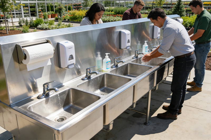 Commercial Stainless Steel Hand Washing Sinks