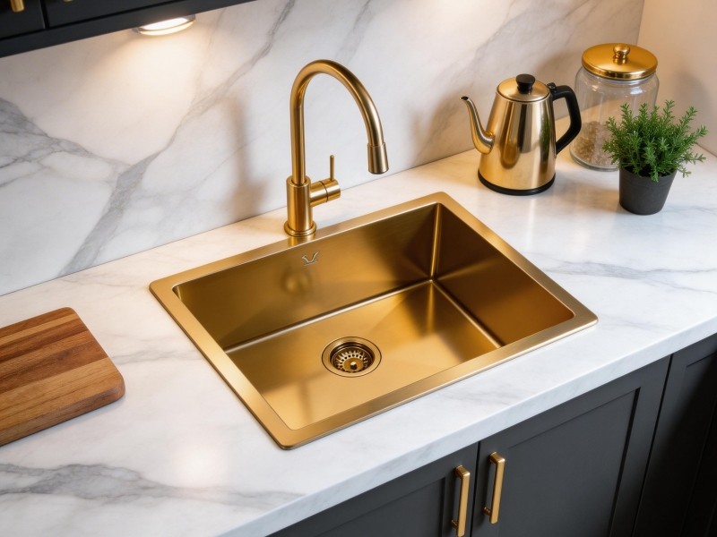 Handmade Stainless Steel Kitchen Sink