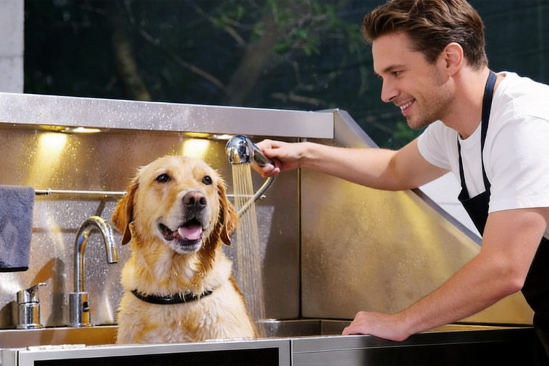 Stainless Steel Pet Grooming Sinks