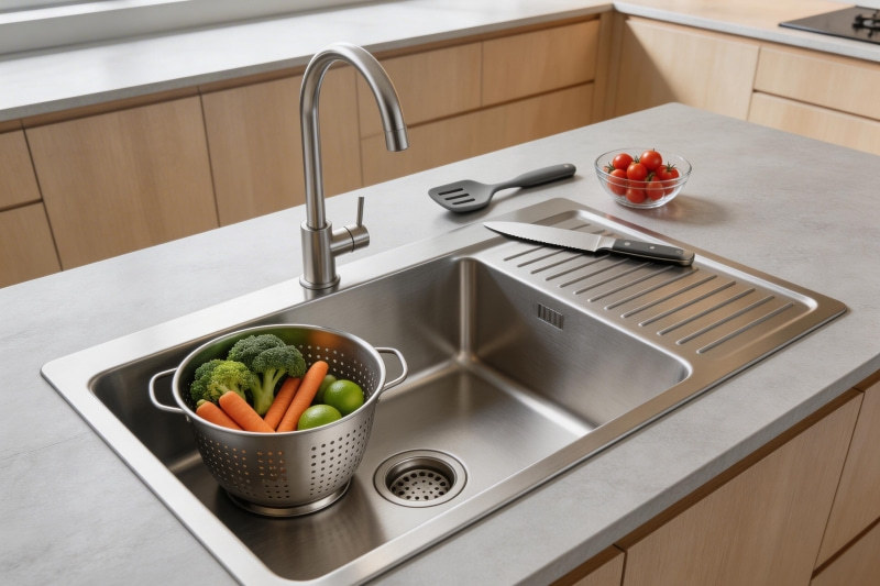 stainless steel kitchen sinks