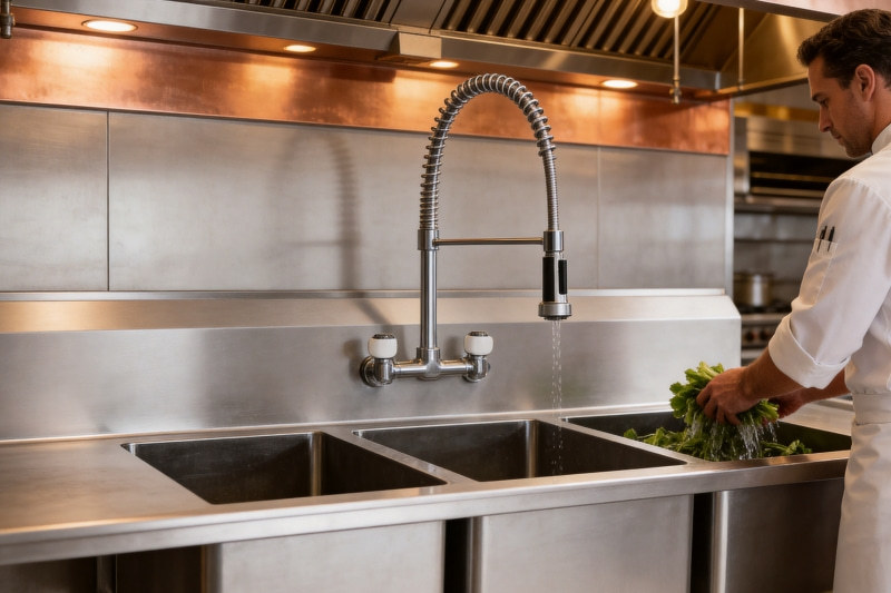 Commercial 3 Compartment Sink