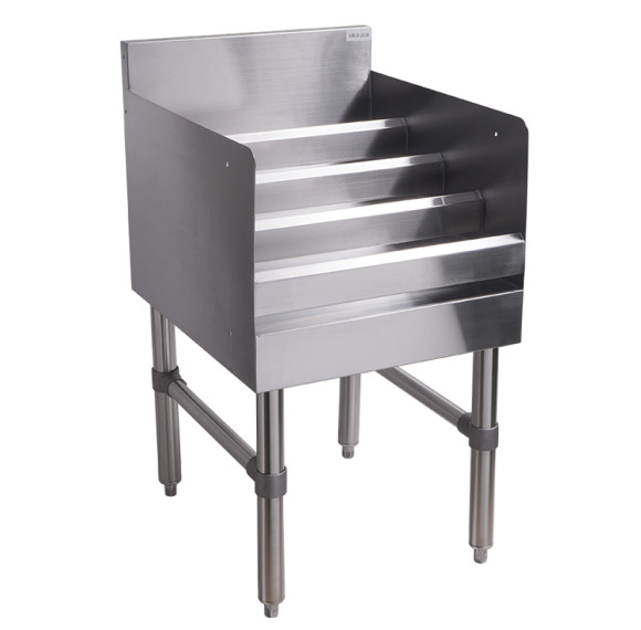 Commercial Stainless Steel Undercounter Sink Liquor Display Rack Bar