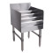 Commercial Stainless Steel Undercounter Sink Liquor Display Rack Bar