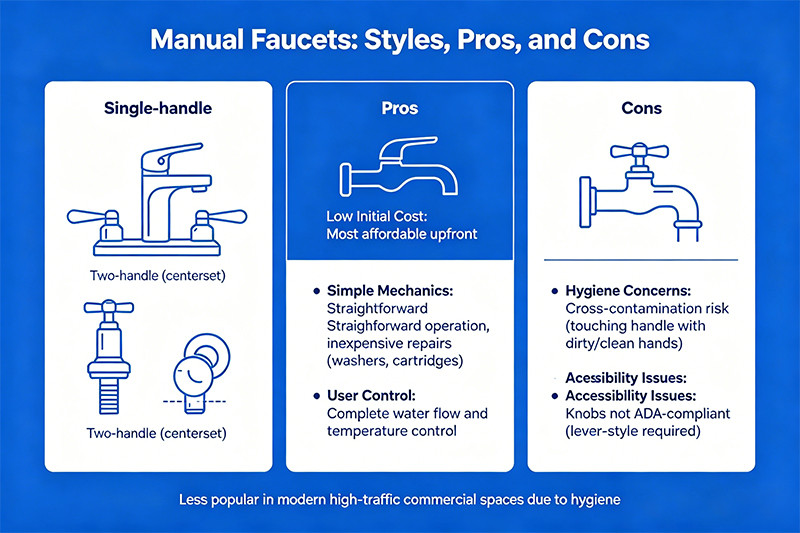 manual faucets