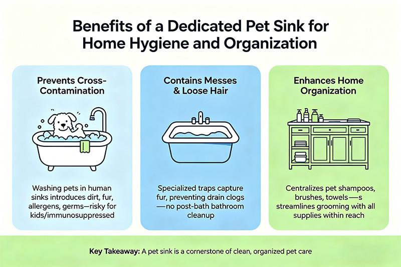 dedicated pet sink
