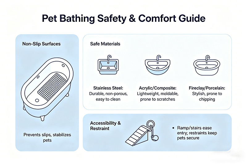 pet bathing safety comfort guide