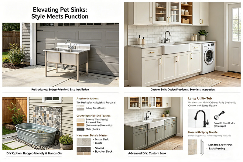 elevating pet sinks