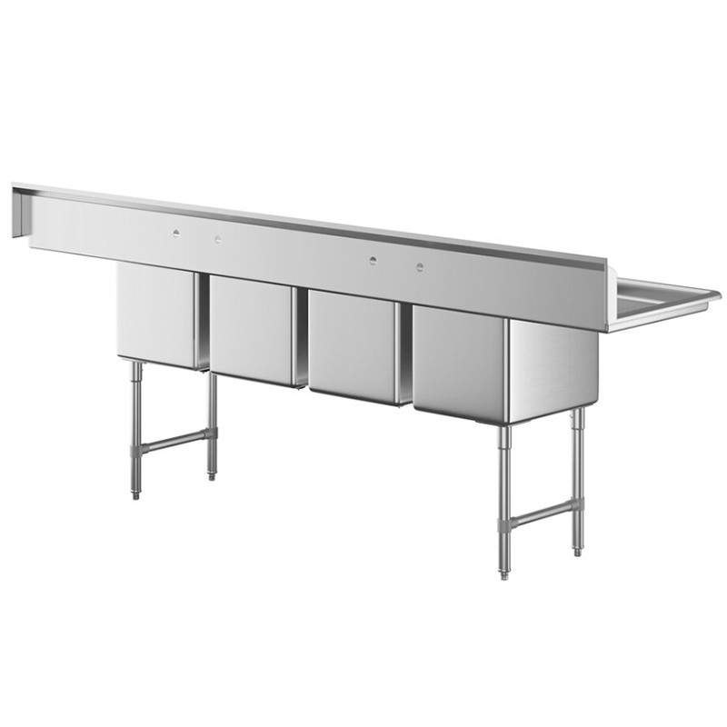 commercial stainless steel sinks with drainboards