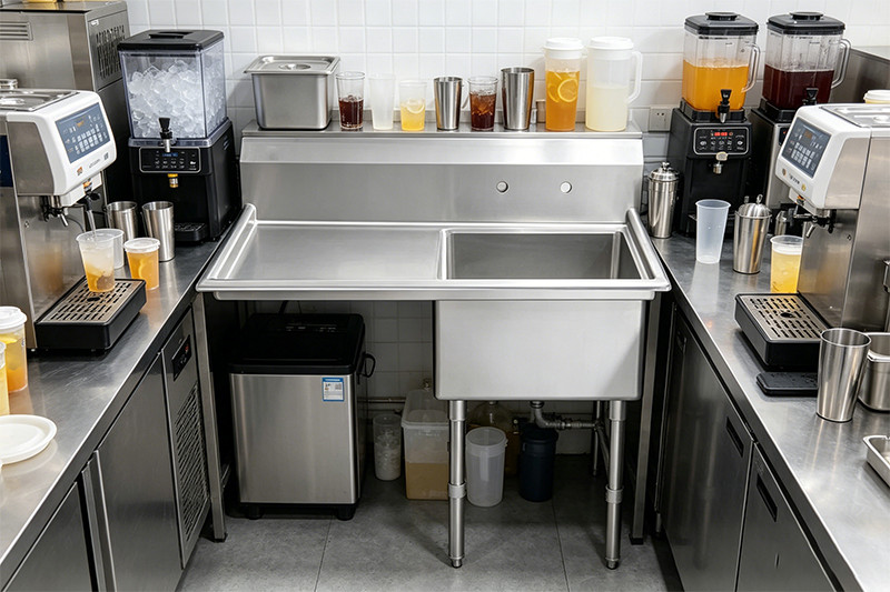 stainless steel prep sinks