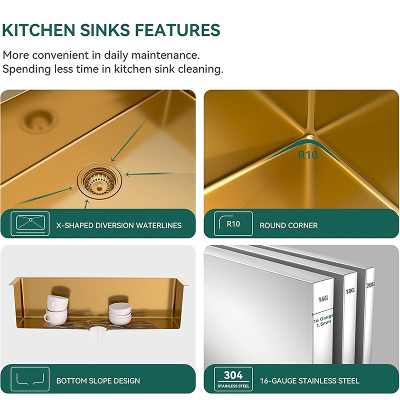 kitchen sinks features