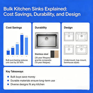 Bulk Kitchen Sinks Explained: Cost Savings, Durability, and Design