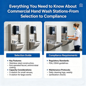 Everything You Need to Know About Commercial Hand Wash Stations: From Selection to Compliance