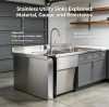 Stainless Utility Sinks Explained: Material, Gauge, and Resistance