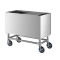 Stainless Steel Portable Ice Bin with Bottle Holders