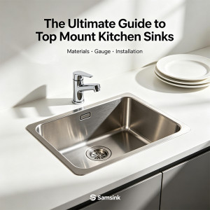 The Ultimate Guide to Top Mount Kitchen Sinks: Materials, Gauge, and Installation