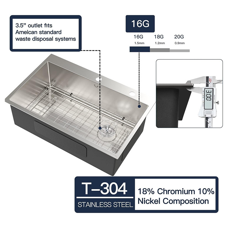 stainless steel sink