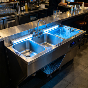 Commercial Bar Sinks Explained: Design, Compliance, and Effective Disinfection