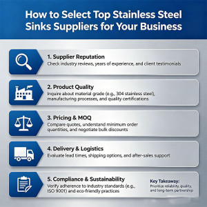 How to Select Top Stainless Steel Sinks Suppliers for Your Business.