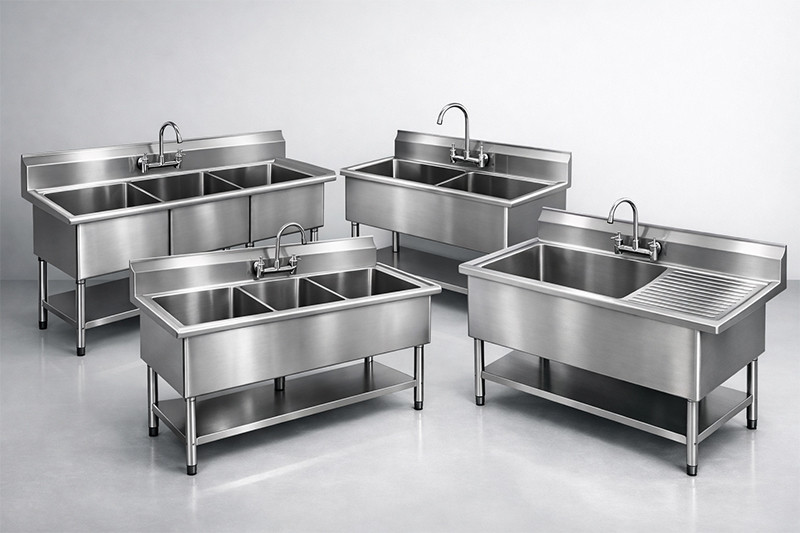 Commercial Stainless Steel Sink 