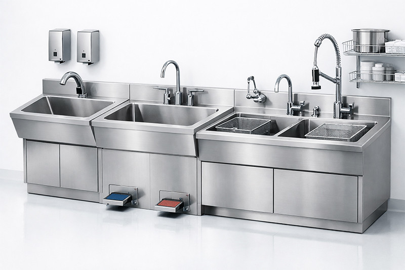 Medical Grade Hand Washing Sink