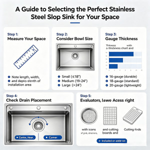 A Guide to Selecting the Perfect Stainless Steel Slop Sink for Your Space