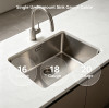 Your Guide to Choosing the Ideal Gauge for a Single Undermount Stainless Steel Sink.